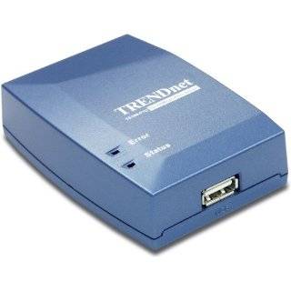 TRENDnet 1 Port Print Server TE100 P1U (Blue) by TRENDnet