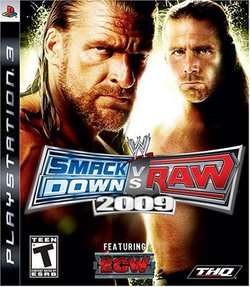 New PS3 PlayStation 3 WWE SmackDown vs Raw 2009  