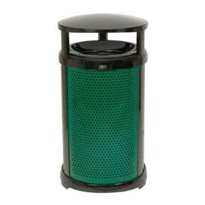  Round Dome Top Waste Container Frame   32 Gallon Office 