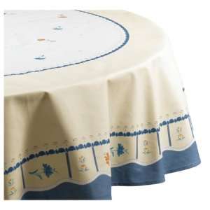    Lenox Provencal Garden 70 Inch Round Tablecloth