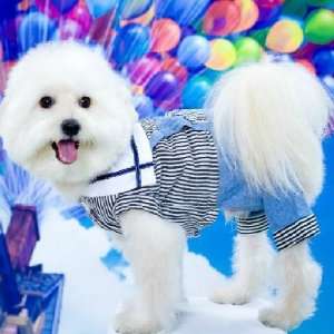   Navy Overalls for Cute Dogs Apparel Fashion Clothing