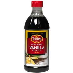  Tones Vanilla Extract   16 oz Plastic Bottle Everything 