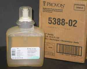 GOJO Provon 5388 02 Medicated Hand Foam Wash Refills, 1200ml x 2 