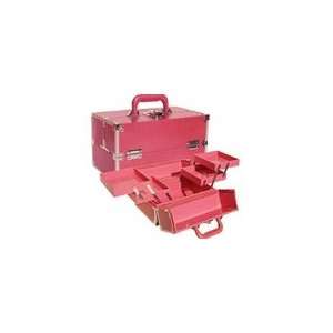  Pink Croc Train Case Beauty