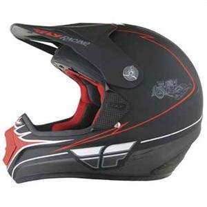  Fly Racing Lite IV Rat Rod Helmet   2007   Medium/Flat 