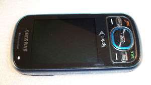 Sprint Samsung Exclaim SPH M550 GPS Cell Phone BLUE  