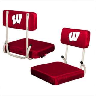 Logo Chairs Collegiate Hardback Stadium Seat  Wisconsin 244 94 