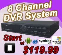 Standalone 4CH H.264 Home Surveillance Video Security CCTV DVR System 