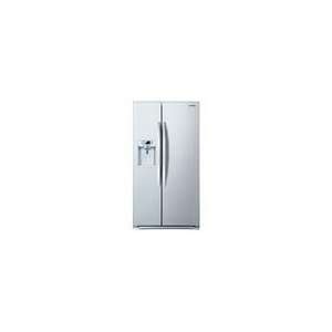 Samsung 24.0 cu. ft. Side by Side Refrigerator White RSG257AAWP 