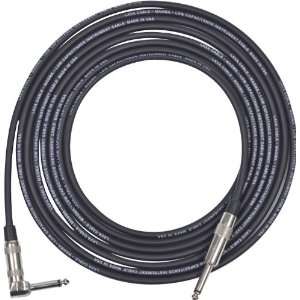  Lava Magma Instrument Cable Straight to Right Angle Black 