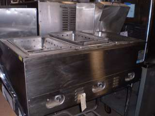CROWN VERITY HOT DOG 3 WELL STEAM TABLE CV 3WHS  