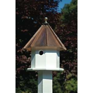  Oct Avian Birdhouse with Brown Patina Roof Patio, Lawn & Garden