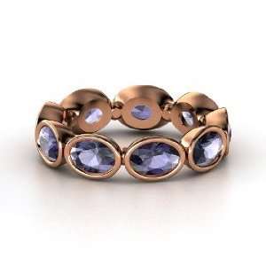  Cloud Nine Ring, 14K Rose Gold Ring with Iolite Jewelry