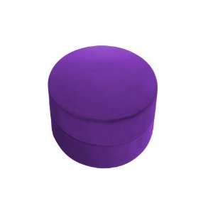 Moz Round 22 x 17 Foam Seating   Microfiber Purple