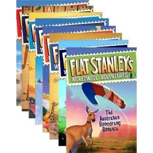  Adventures 8 Book Set (Includes Flat Stanleys Worldwide Adventures 