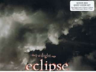 The Twilight Saga Eclipse Queen Bed Quilt / Doona / Duvet Cover Set 