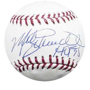  Mike Schmidt Autographed MLB Baseball with HOF 95 
