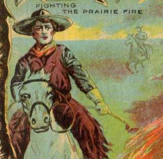 Fighting the Fire ~Hamilton Gum Cowboy Series 1930s  