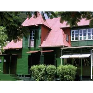 com Creole House, Victoria, Island of Mahe, Seychelles, Indian Ocean 