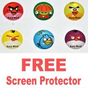  Angry Birds Home Button Sticker for Apple Ipad/iphone 3g 