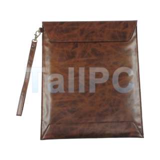 New Brown Envelope Leather Sleeve Protector Case Bag Cover Pouch for 