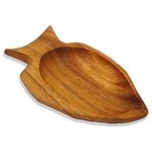  Hawaiian Wood Serveware Fish Tray 1.5 by 6.75 by 9.25 in 