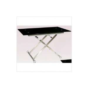  Chintaly Sherry Cocktail Table in Chrome SHERRY CT T / SHERRY 