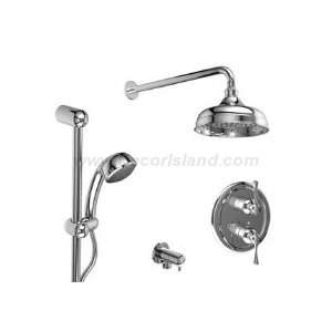   Â½ Thermostatic system with hand shower rail and shower head