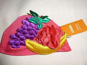   HALLOWEEN Samba Dancer Fruit Turban Hat NWT 3 4 Cha Cha  