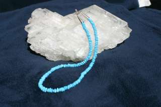   Turquoise Pebble Bead And Silver 18 In. Necklace BnC Jewelry  
