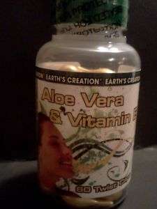 Earths Creations Aloe Vera & Vitamin E Wrinkle Sunburn  