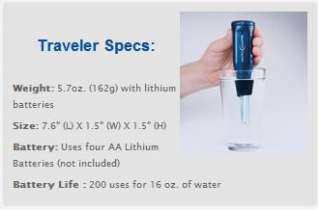 SteriPEN Traveler Ultraviolet Water UV Sterilization  