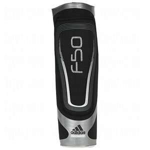  adidas F50 Shin Guard Sleeves Black/Silver/Medium Sports 