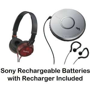 Free CD Player with Clip Style Earbud Headphones, LCD Display, Digital 