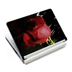  Big Red Rose Bud Laptop Protective Skin Cover Sticker 