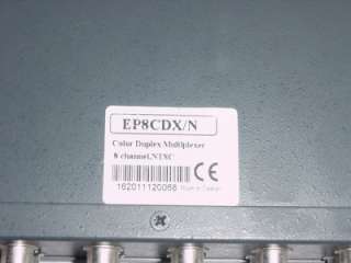 EverPlex 8CDX/N 8 Channel Color Duplex Multiplexer  