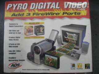 PYRO DIGITAL VIDEO INTERFACE + SOFTWARE  