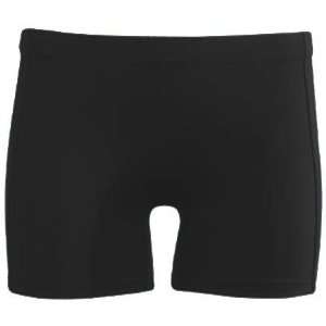  Womens Low Rise/Standard Spandex Volleyball Shorts 4 BLACK 