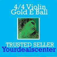 Evah Pirazzi Violin String Set 4/4 Gold E Ball End  