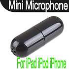 Black Mini Microphone Voice Recorder Jack for Apple iPh