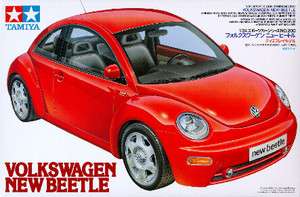 Tamiya 124 Scale Volkswagen New Beetle Plastic Model Kit.  