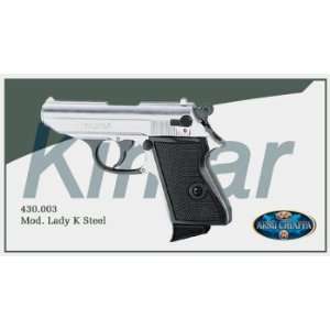  Firing Replica Guns  Replica Walther PPK 8MM Nickel Starter Pistol 