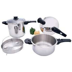  7L & 4L PRESSURE COOKER 5 PC (Cookware   Direct Sales 