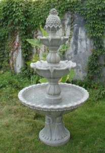 Welcome 3 Tier Garden Outdoor Water Fountain  