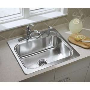 Sterling Southhaven 11403 3 Stainless Steel Self Rimming Single Basin 