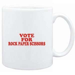  Mug White  VOTE FOR Rock Paper Scissors  Sports Sports 