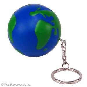  Earth Squeeze Stress Ball Keychain Toys & Games
