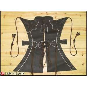   Spanish Zahones Leather Chaps Repujada Styl