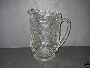Indiana Glass WHITEHALL #521 Pitcher 52 oz Crystal  