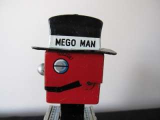 Vintage Trademark Toys Mego Man Robot Wind up Toy  
